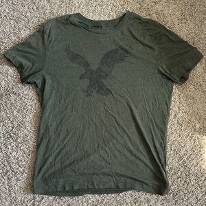 American Eagle Outfitters Dark Green Eagle Tee